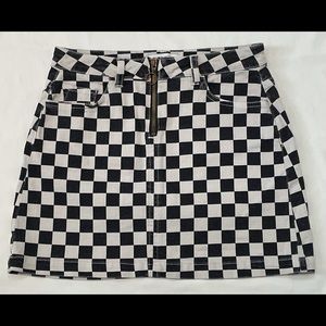 Urban outfitters check skirt